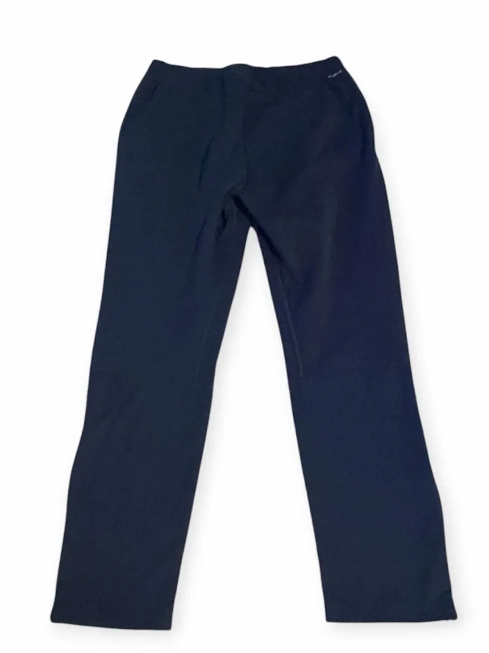 ADIDAS Squad Woven Pants Men’s Navy Blue White Ankle Zip Large Tall LT